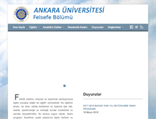 Tablet Screenshot of felsefe.humanity.ankara.edu.tr