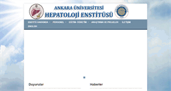 Desktop Screenshot of hepatoloji.ankara.edu.tr