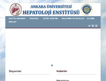 Tablet Screenshot of hepatoloji.ankara.edu.tr