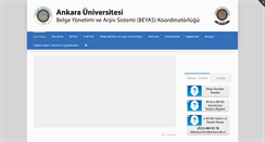 Desktop Screenshot of beyas.ankara.edu.tr