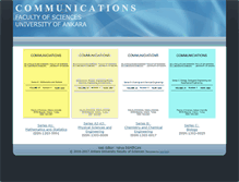 Tablet Screenshot of communications.science.ankara.edu.tr