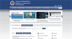 Desktop Screenshot of kutuphane.ankara.edu.tr