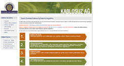 Desktop Screenshot of kablosuz.ankara.edu.tr