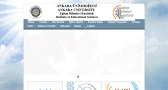 Desktop Screenshot of egitim.ankara.edu.tr