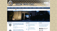 Desktop Screenshot of physics.science.ankara.edu.tr