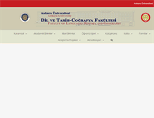 Tablet Screenshot of dtcf.ankara.edu.tr