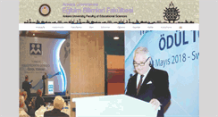 Desktop Screenshot of education.ankara.edu.tr