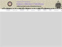 Tablet Screenshot of education.ankara.edu.tr