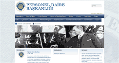 Desktop Screenshot of personeldb.ankara.edu.tr