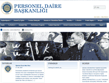 Tablet Screenshot of personeldb.ankara.edu.tr