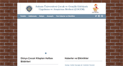 Desktop Screenshot of cogem.ankara.edu.tr
