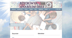 Desktop Screenshot of biyokim.pharmacy.ankara.edu.tr