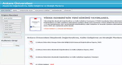 Desktop Screenshot of adkg.ankara.edu.tr