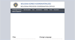 Desktop Screenshot of bologna.ankara.edu.tr
