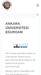 Mobile Screenshot of eduroam.ankara.edu.tr