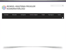 Tablet Screenshot of bap.ankara.edu.tr