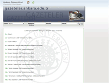 Tablet Screenshot of gazeteler.ankara.edu.tr