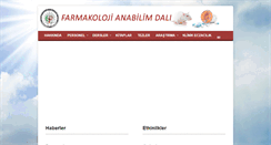 Desktop Screenshot of fkoloji.pharmacy.ankara.edu.tr